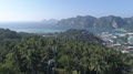 Aerial View Of Phi Phi Island During Sunny Summer Day