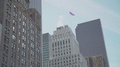 American Flag On The Building Of 5th Avenue