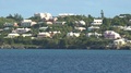 Bermuda Islands Ship Ride Along Shore With Residential Estates
