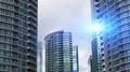 Modern Building Condo Skyline City Tower Apartment Architecture Urban Reflection