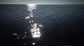 Glare Of The Sun On The Water. Clear Sea Water, Sun Sparks