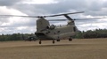 Boeing Ch-47 Chinook Takes Flight From Rostki Helipad - 2017