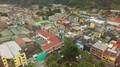 Banos De Water Santa City Congress Aerial Shot Following The City Alliance And
