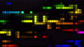 Neon Tiles Wall Light 4k - Random Patern1 - Rainbow Color