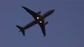 Passenger Plane Climbs After Take-Off At Sunset