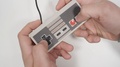 Retro Gaming Playing With Controller Video Games