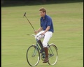 13-07-2002 Prince William, Duke Of Cambridge Plays Bike Polo