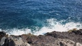 Blue Waters Of The Ocean On The Cliffside In Tenerife Spain