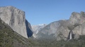 Yosemite Bridalveil Falls Half Dome Wide