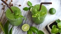 Healthy Green Detox Smoothie With Spinach And Kale
