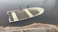 Sunken Boat In Swedish Lake