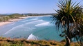 Beautiful Footage Of A Beach Scene On The East Coast Of Australia.