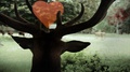 Back Of Stag's Antlered Head With Animated Heart Shape Above