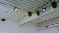 Devices For Disco Light Fixed On The Farm Ceiling And The Overall Plan Of The