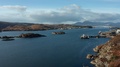 Kyle Of Lochalsh Aerial View, Skye, Uk.
