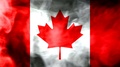 Canada Smoke Waving Flag