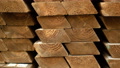 Pond5 Warehouse wooden logs with processing. panorama of background of shelves of wood