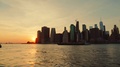 New York Manhattan Sunset View