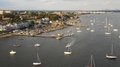 Beautiful Aerial Shot Of Perth Amboy Marina.