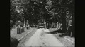Boy Walk Through Graveyard - 1950