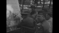 Gen Clark Briefs Officers Around Situation Map, Italy - 1944