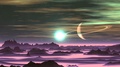 Sunrise Over Alien Planet