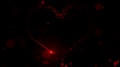 Lovely Valentine Day Heart Drawing Motion Background