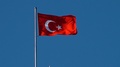 Turk Ship Flag Moves In The Wind