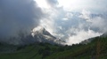 Beatiful Cloudy Valley In Mountains Of Sochi/Russia