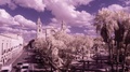 Speed Ramped Zooming In Time Lapse Of The Large Merida Cathedral And Grand