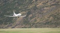 Slowmo - Private Jetplane Landing At Queenstown Airport, New Zealand With