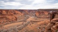 Time Lapse Of The Junction Overlook At Canyon De Chelly Arizona