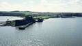 Blackness Castle And Harbour - Scotland (Aerial Shot)