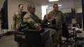 Soldier Operating Heavy Construction Equipment Simulator