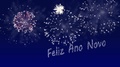 Looping Fireworks Animation With Happy New Year Text Reveal In Portuguese