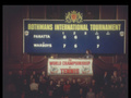 United Kingdom: Indoor Tennis - American Tennis Star Arthur Ashe Beats Sol.