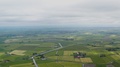 Dutch Skyline Of Farm Fields, Windmills And Canals, 4k Drone Shot