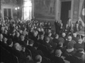 President Signe Presents Award To King Gustav And King Gustav Speaks, Italy 1962