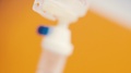 Dextrose Sugar Glucose Bottle Liquid Dripping, Macro Close Up Shot