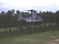 Japanese V-22 Osprey Hovering Above Grass At Marine Corps Air Station New River