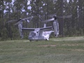 Japanese V-22 Osprey Preparing For Take Off From Grass