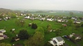 Slow Fly Over Of Small Lancaster Pa Community Near Elizabethtown