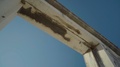 Great Stone Gate Reveals Bridge On Background On Tilt Down Cameraement