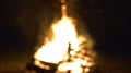 Bonfire Coming Into Focusing In Slow Motion