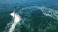 Acrobatics With Flyboard In The Ocean.