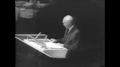 1960 - President Eisenhower Addresses The Un General Assembly, Sharing His Hope