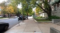 Pov Walking Down Boston Suburbs