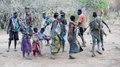 Hadzabe Tribal People Dancing In Tanzanian Bush
