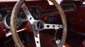 Red Bordeaux Ford Mustang Dashboard Of A Luxurious Vintage Car In