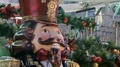Christmas Market Nutcracker King Soldier Figures Outside Ferris Wheel